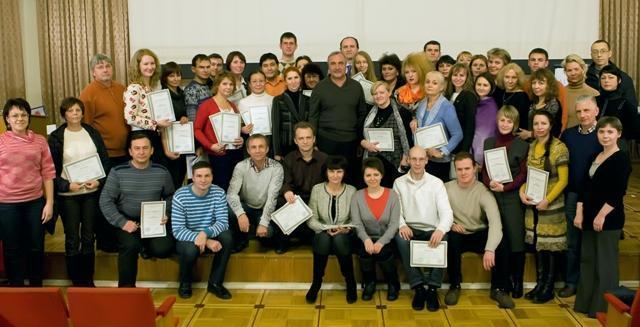 Вручение сертификатов НЛПт-психотерапевтов 2012 год